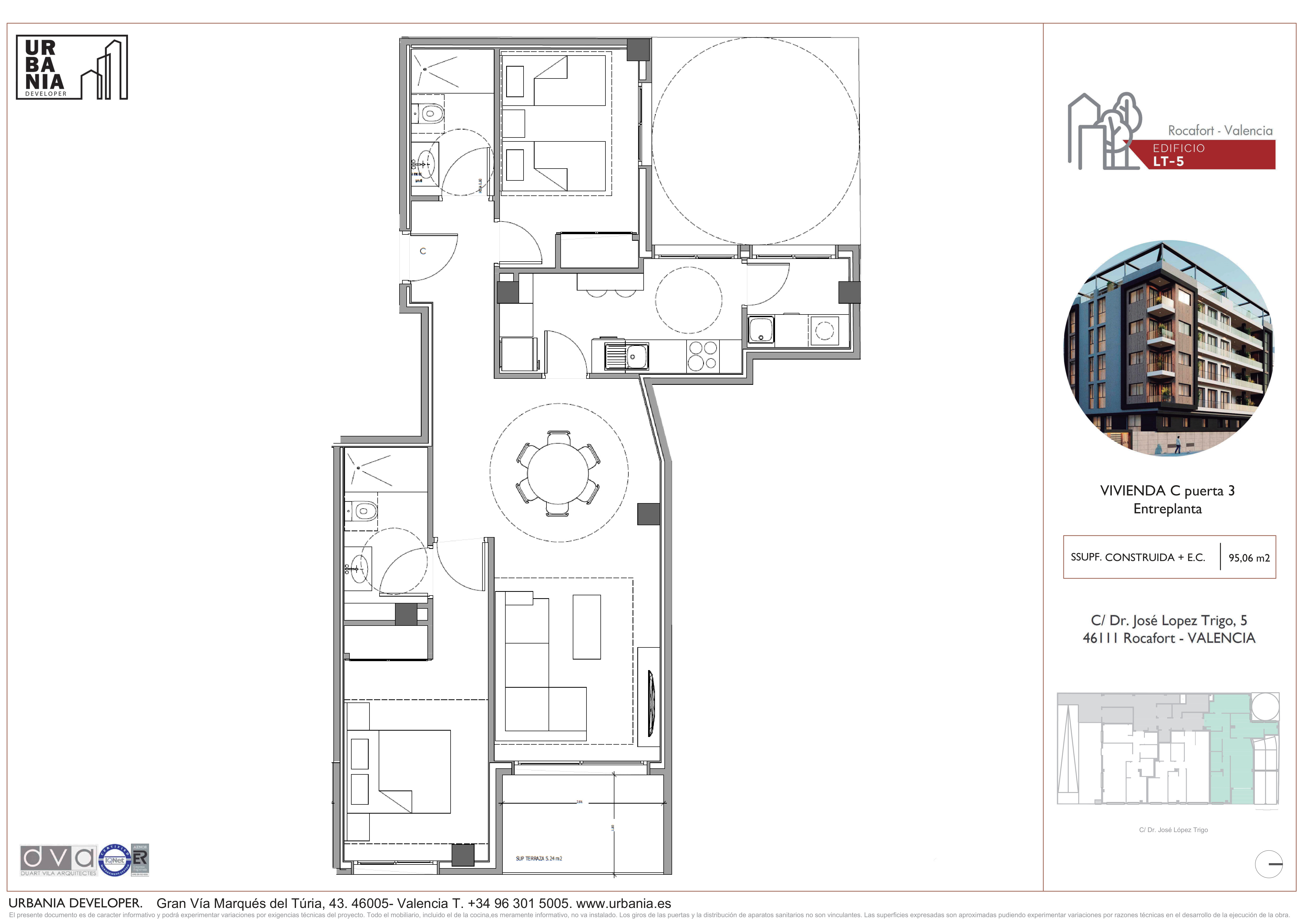 Tipología: Piso C - Plano 1