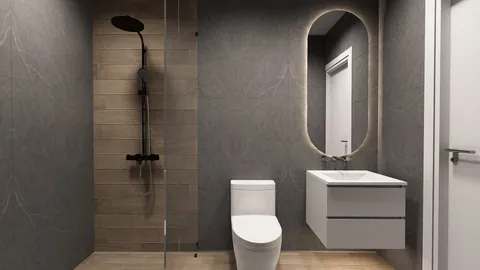Piedra gris & madera