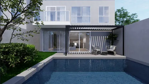 Con pérgola