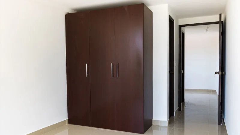 Bedroom with closet