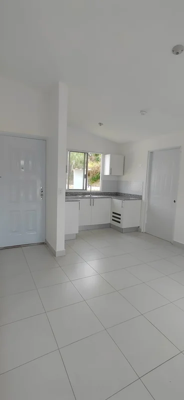 Living-dining room and kitchen of a delivered home
