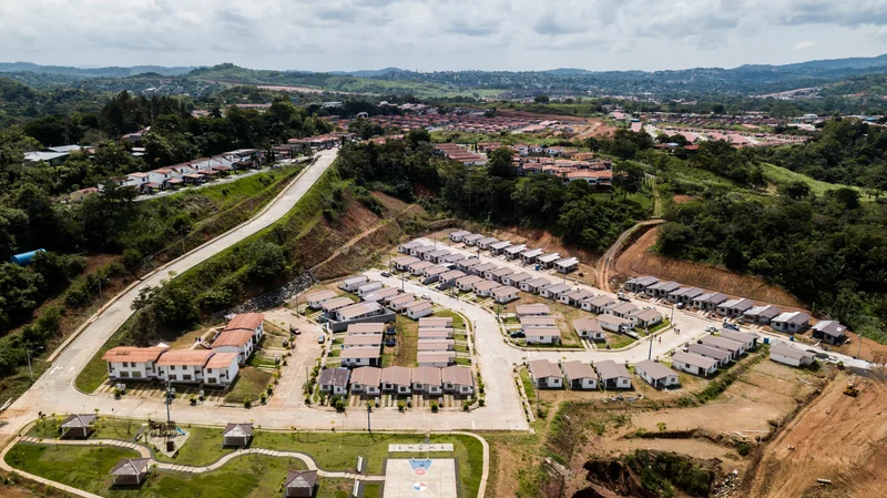 The community from the air