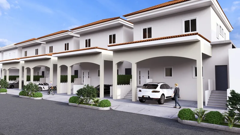 Interior street of the community