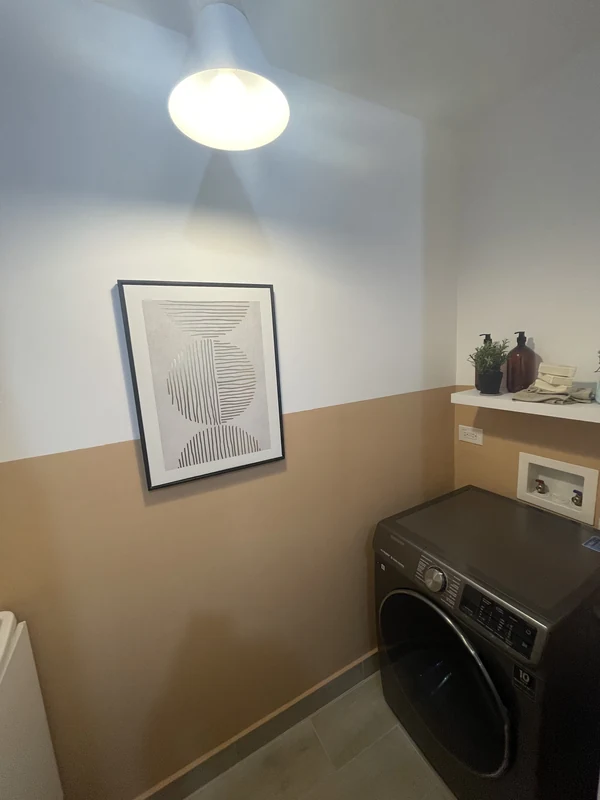 Laundry area in the apartment