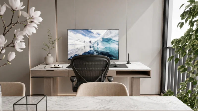Work desk en el apartamento