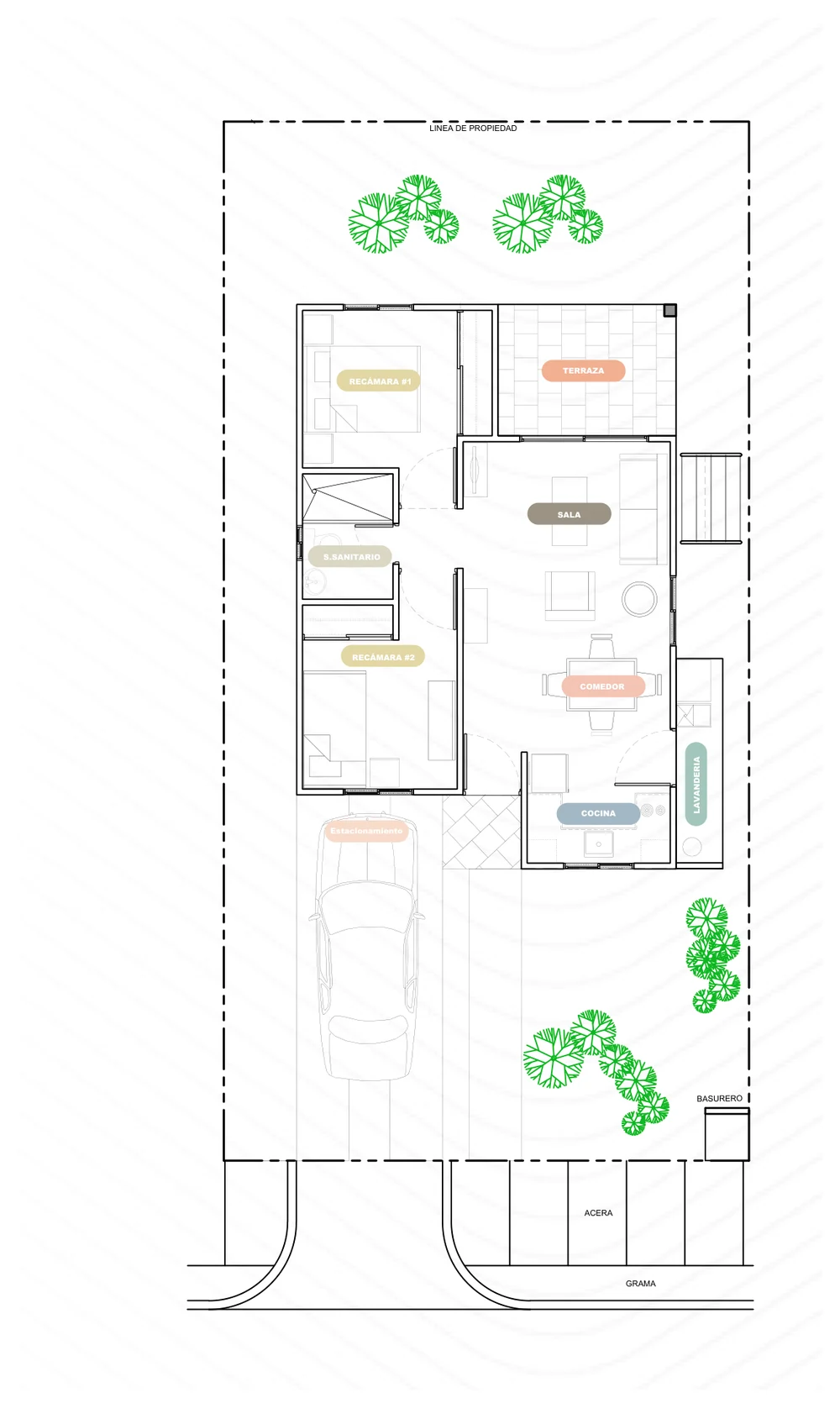 Plano del Tipo A · Alamedas de Pacora