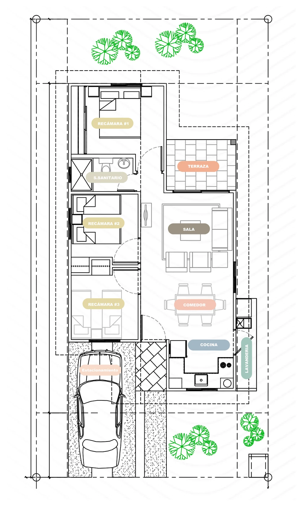 Plano del Tipo B · Alamedas del Valle