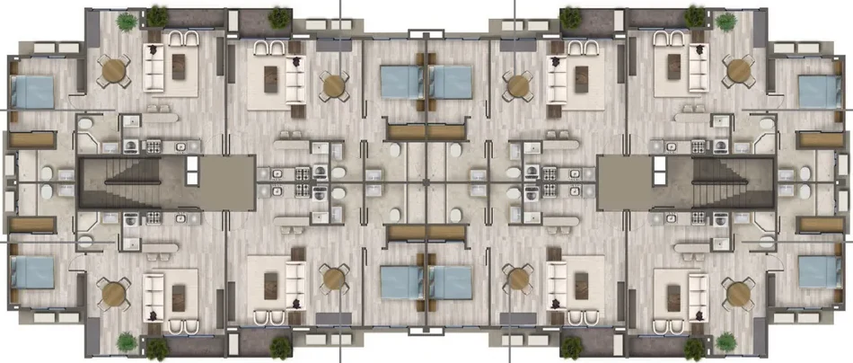 Plano Floor layout · Acacias Garden II