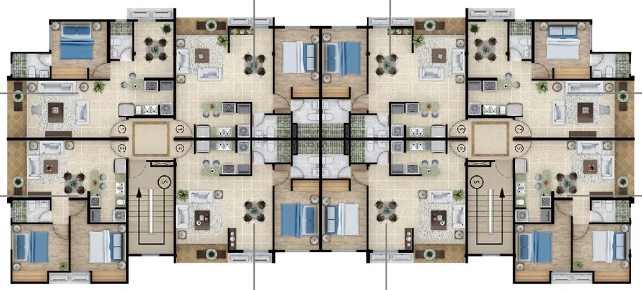 Plano Floor layout · Acacias Garden III