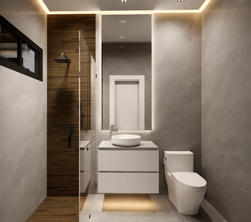 Bathroom with shower