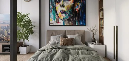 Furnished bedroom