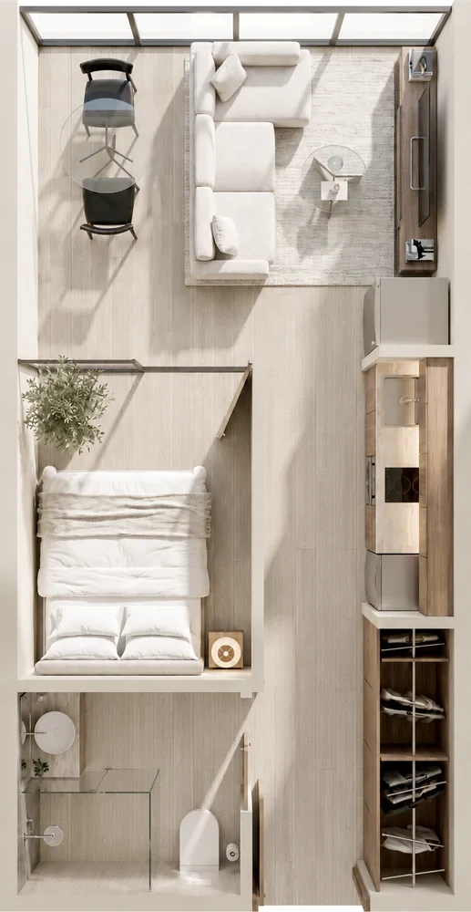 Plano Compact · 29–30 m² · The Link Urban Living