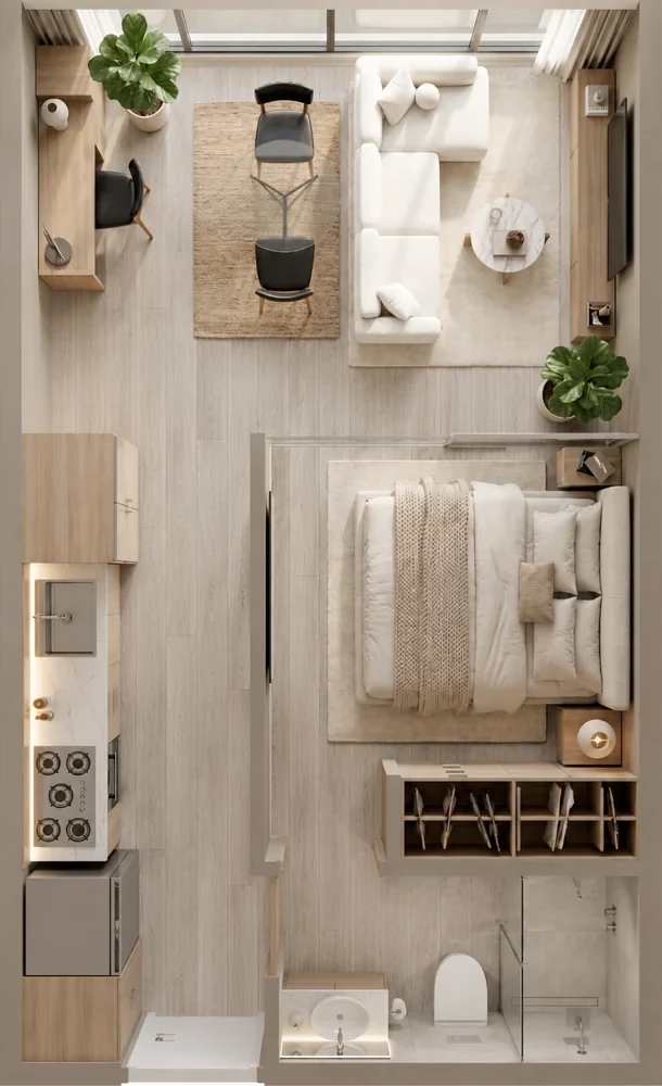 Plano Plus · 33–34 m² · The Link Urban Living
