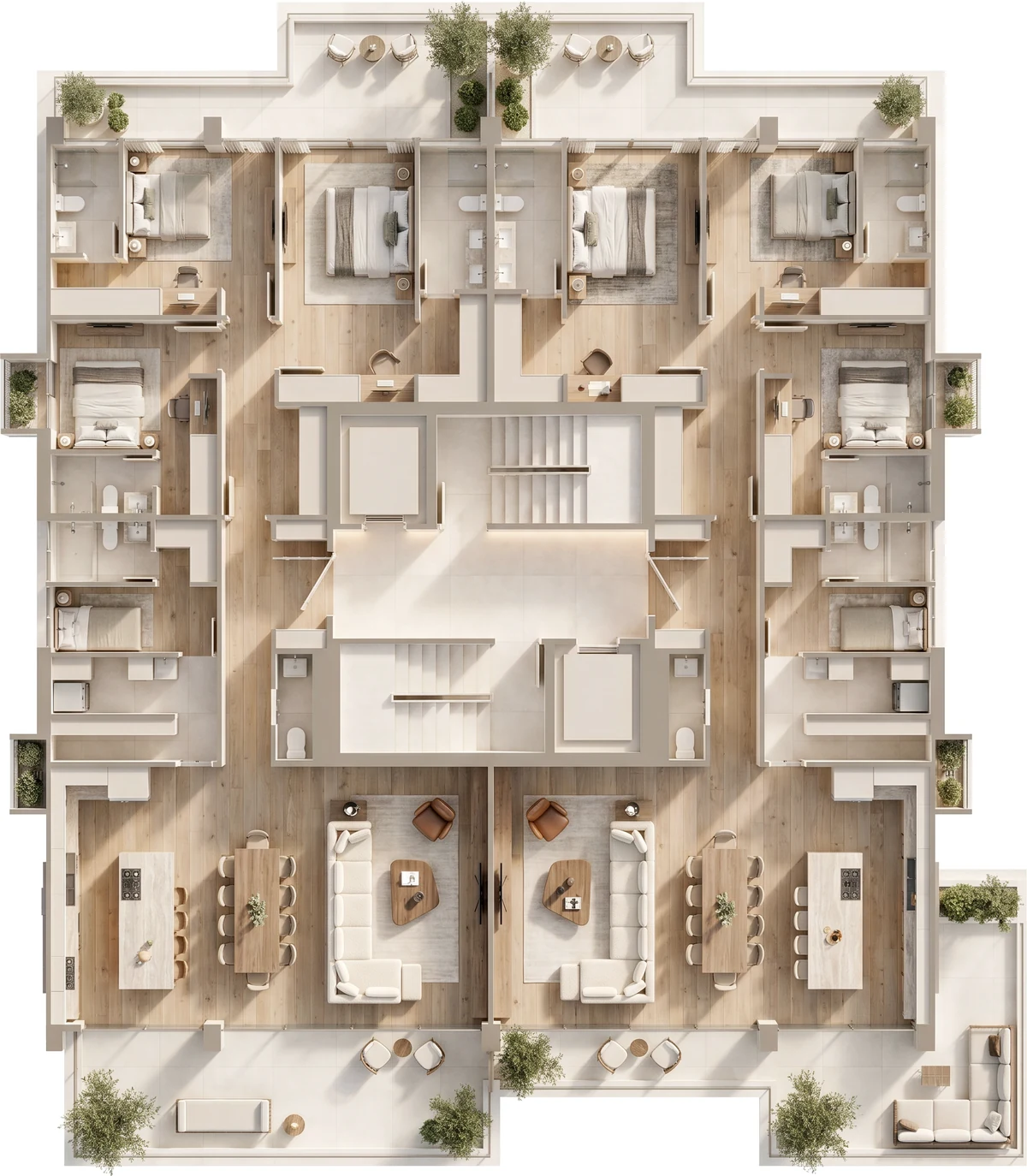 Level 900 floor plan · distribución del nivel · TR33 at Amador