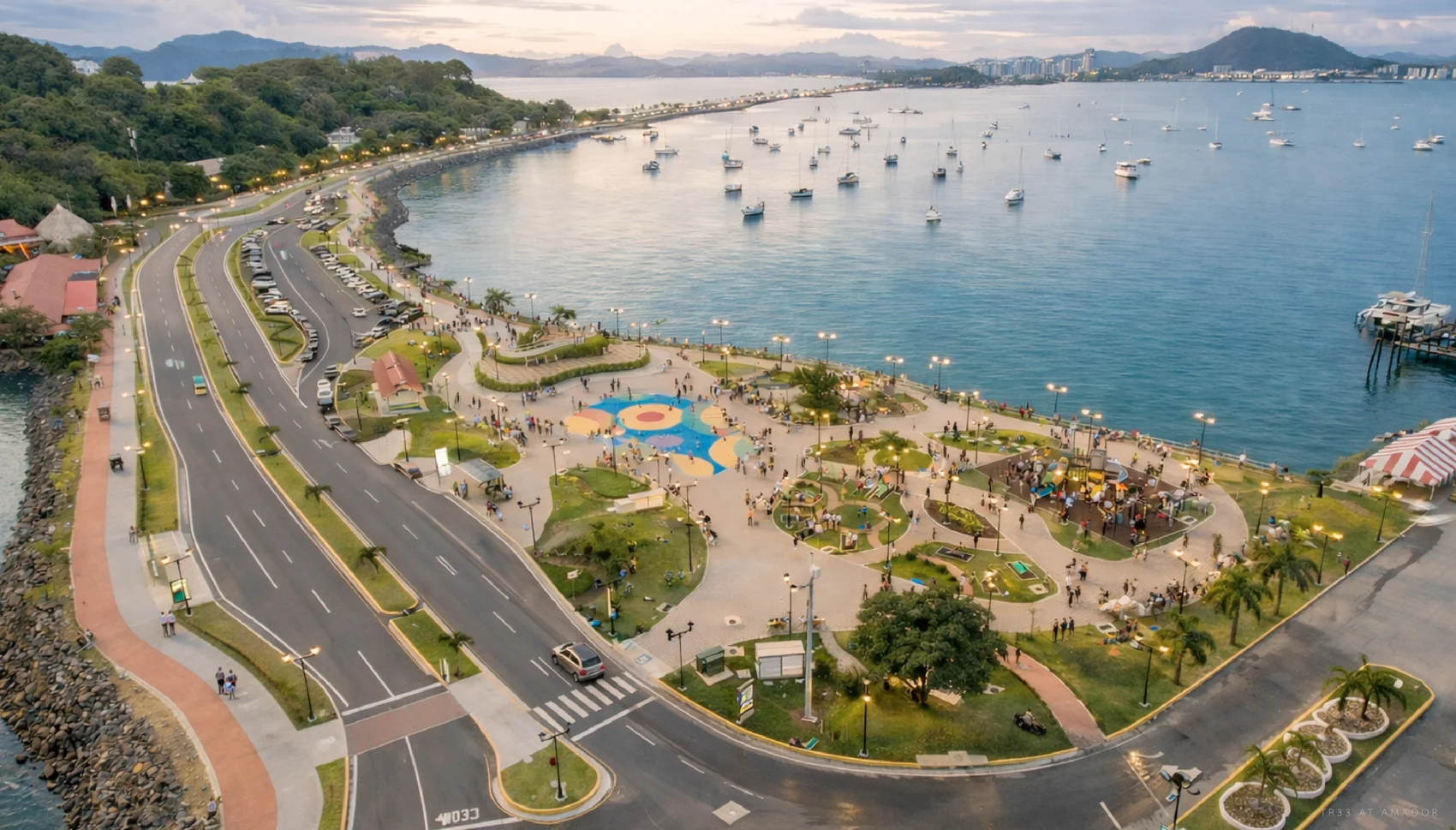 View of Amador, Ciudad de Panamá, the setting of TR33 at Amador